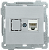 РК10-1-Б Розетка компьютерная RJ45 Cat5e BOLERO серебр. IEK