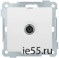 РТВ10-0-Б Розетка TV проходная BOLERO белый IEK