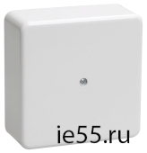 Коробка КМ41222 распаячная для о/п 100х100х44 мм белая (6 клемм 6мм2)