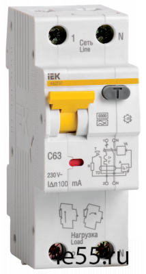 АВДТ 32 C16 - Автоматический Выключатель Дифф. тока