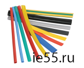 Термоусадочная трубка ТТУ 12/6 красная 100 м/упак ИЭК