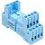 Разъем для реле PYF-044ВЕ/2BL RP-40X.XXXX 2-х ярусная винтовая синяя (релейная база, колодка, розетк