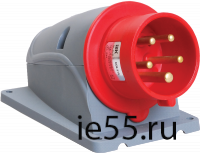 Вилка стационарная ССИ-525 32А-6ч/200/346-240/415В 3Р+РЕ+N IP44 MAGNUM ИЭК