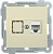 РК10-1-Б Розетка компьютерная RJ45 Cat5e BOLERO кремовый IEK