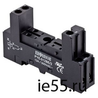 Разъем для реле PYF-012BE/2 2-ярусная монтажная колодка с винтовыми клеммами для 1-контактного реле