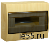 Корпус модульный пласт. навесной ЩРН-П-12 (сосна) IP41 IEK