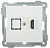 РHDMI-0-Б Розетка HDMI BOLERO белый IEK