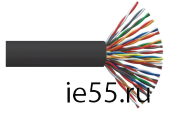 ITK Витая пара U/UTP кат.5E 50х2х24AWG LDPE черный (305м)