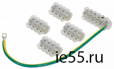 Набор колодок клеммных НК-2 (4xKE10.1+KE10.3, SV15.5) IEK