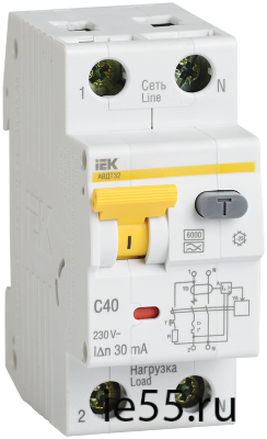 АВДТ 32 C40 30мА - Автоматический Выключатель Дифф. тока