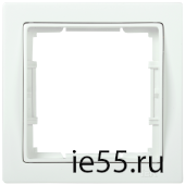 РУ-1-ББ Рамка 1 мест. квадратная BOLERO Q1 белый IEK