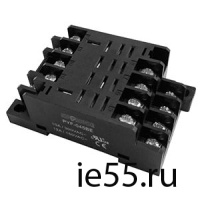 Разъем для реле PYF-045BE 2-ярусная монтажная колодка с винтовыми клеммами для 2, 4-контактных реле