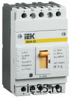 Авт. выкл. ВА44 33 3Р 80А 15кА ИЭК