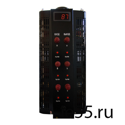 ЛАТР ЭНЕРГИЯ Black Series  3Ф TSGC2-15кВА 15А (0-300V) цифр.