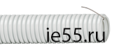 Труба гофр.ПВХ d 16 с зондом (10 м) IEK