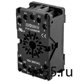 Разъем для реле PYF-029BE/M монтажная колодка с винтовыми клеммами для 2-контактного реле с круглым