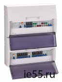 Модульный корпус пластиковый NX2-14 , 1 ряд, 14 модулей  (CHINT)