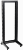 ITK 19" однорамная стойка, 32U, 600x600, на роликах, черная