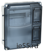 Корпус пластиковый ЩУРн-П 3/6 IP66 PC LIGHT IEK