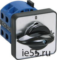 Переключатель кулачковый ПКП25-12 /У 25А "откл-вкл" 2Р/400В  ИЭК