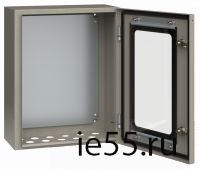 Корпус металлический ЩМП-2-0 У2 IP54 с прозрач. дверцей IEK