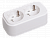Розетка переносная разб.  К02 2 места CLASSIC IEK