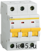Автоматический выключатель ВА47-29 3Р  8А 4,5кА х-ка D ИЭК