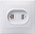 РТ12-КБ Розетка 2местн. телефонная КВАРТА (белый)