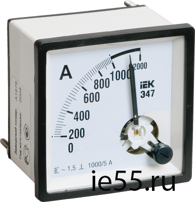 Амперметр Э47 50А кл. точн. 1,5 72х72мм