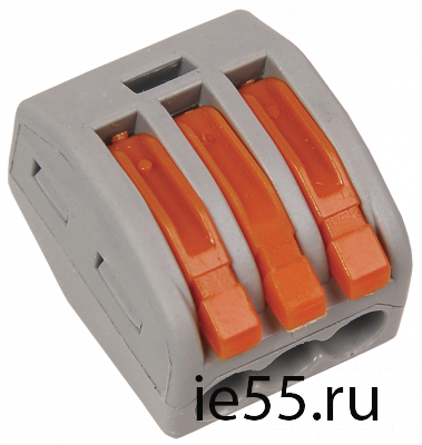 Строительно-монтажная клемма СМК 222-413 (4 шт/упак) IEK