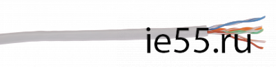 Каб. в. п. U/UTP CCA кат. 5 4 пары PVC 305м серый GENERICA