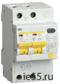 Диф.автомат АД12S 2Р 50А 100мА IEK