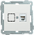 РК10-1-Б Розетка компьютерная RJ45 Cat5e BOLERO белый IEK