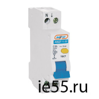 Дифференциальный автоматический выключатель  АВДТ-1-32  2Р 25А  30 mA 1-но мод. ЭН