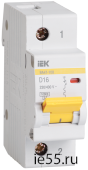 Автоматический выключатель ВА47-100 1Р 10А 10кА х-каD ИЭК
